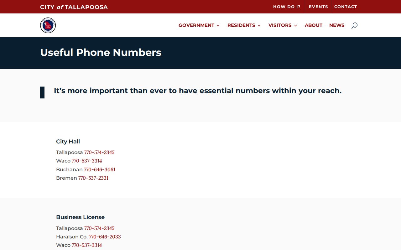 Tallapoosa criminal records public safety directory